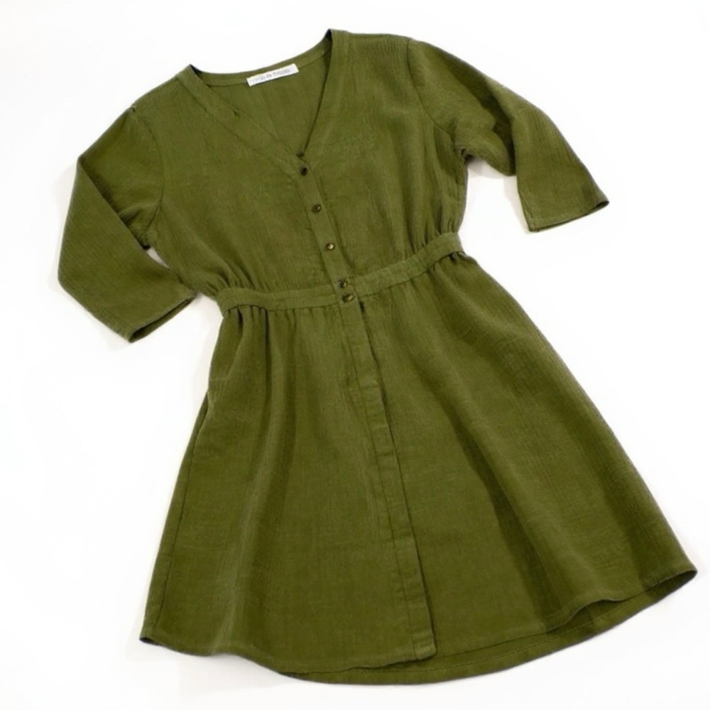 Soft Surroundings 100% cotton midi dress small